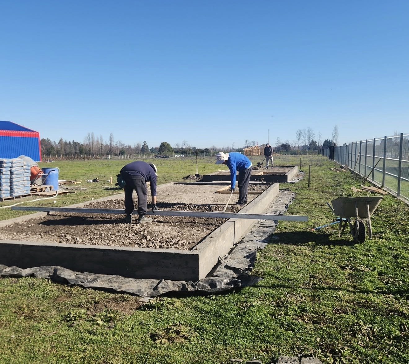 Equipo de GO Proyectos ejecutando fundaciones en obra